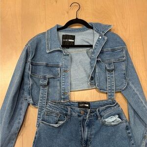 Fashion Nova Classic Blue Denim Set